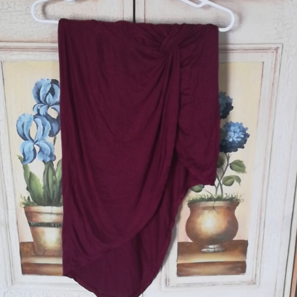 Marroon Skirt